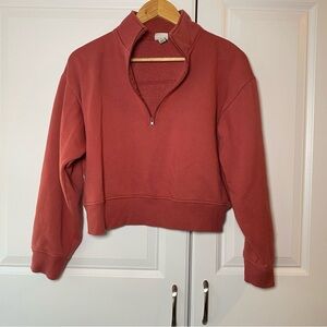 a new day Terracotta Half-Zip Sweatshirt